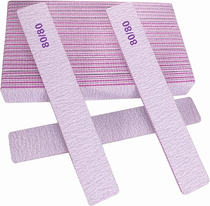 80/80 grit nail files (25
