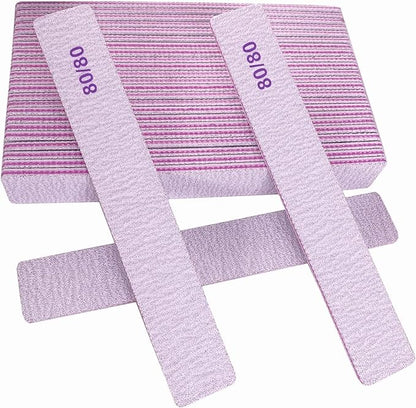80/80 grit nail files (25