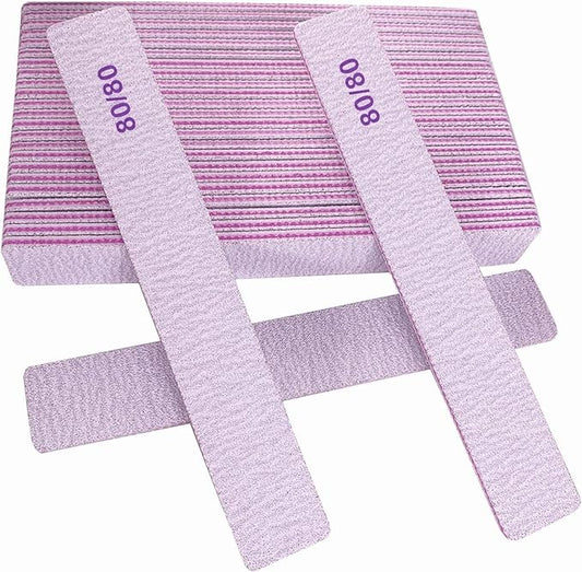 80/80 grit nail files (25