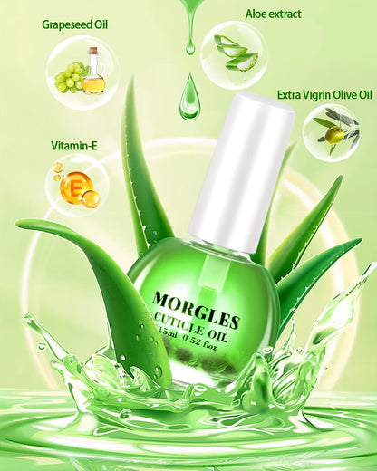 Nail Files and Buffers, MORGLES Nail Prep Kit with Emery Boards, Cuticle Remover Tools, Aloe Cuticle Oil for Manicure and Pedicure Shine Kit