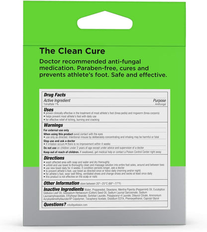 Athlete’s Foot Wipes (28 Count), Ringworm Treatment for Humans, Jock Itch Treatment: Tolnaftate 1% Antifungal Prevents, Relieves: Itching, Burning, Smelly Feet. Clinically Proven, Alcohol-Free