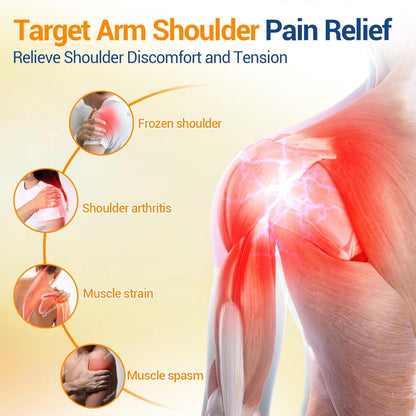 Comfytemp Microwave Heating Pad for Shoulder Pain Relief, Shoulder Heating Pad Microwavable for Rotator Cuff, Moist Heat Therapy for Muscle Aches, Joint Stiff, Recovery Gifts, XS/S