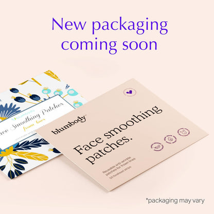 Blumbody Forehead Wrinkle Patches - Anti Wrinkle Facial Patches to Smooth Eyes & Forehead Wrinkles - Non-Silicone Face Tape for Fine Wrinkles between Eyes & Face - 50 Patches (Up to 60 day supply)
