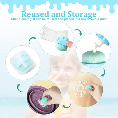 3 Pack Sunscreen Applicator Kids