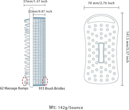 2 pc silicone exfoliating body
