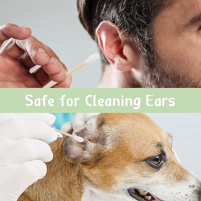 200 count bamboo rounded-tipped cotton