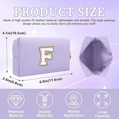 Personalized initial letter patch makeup