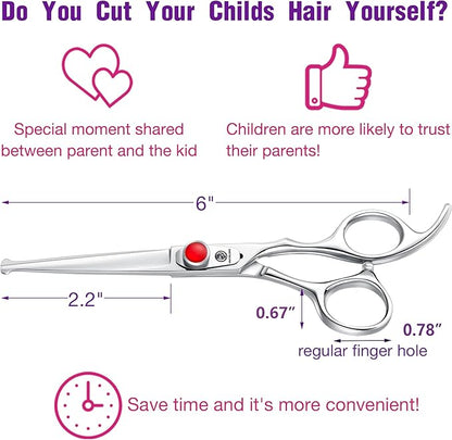 6" Kids Hair Cutting Scissors