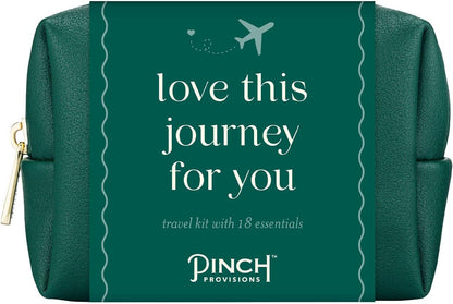 Pinch Provisions Travel Kit, includes 18 Must-Have Emergency Essential Items for Travelling, Ideal Road Trip or Airport Gift for Friends, Family & Peers, Portable Pouch