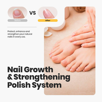 Beetles Nude Nail Polish Set 7Pcs: Fast Drying & Long Lasting Neutral Beige Brown Nail Polish with 2 IN 1 Base & Top Coat and Cuticle Serum, All-in-One Care Nails Gift Sets