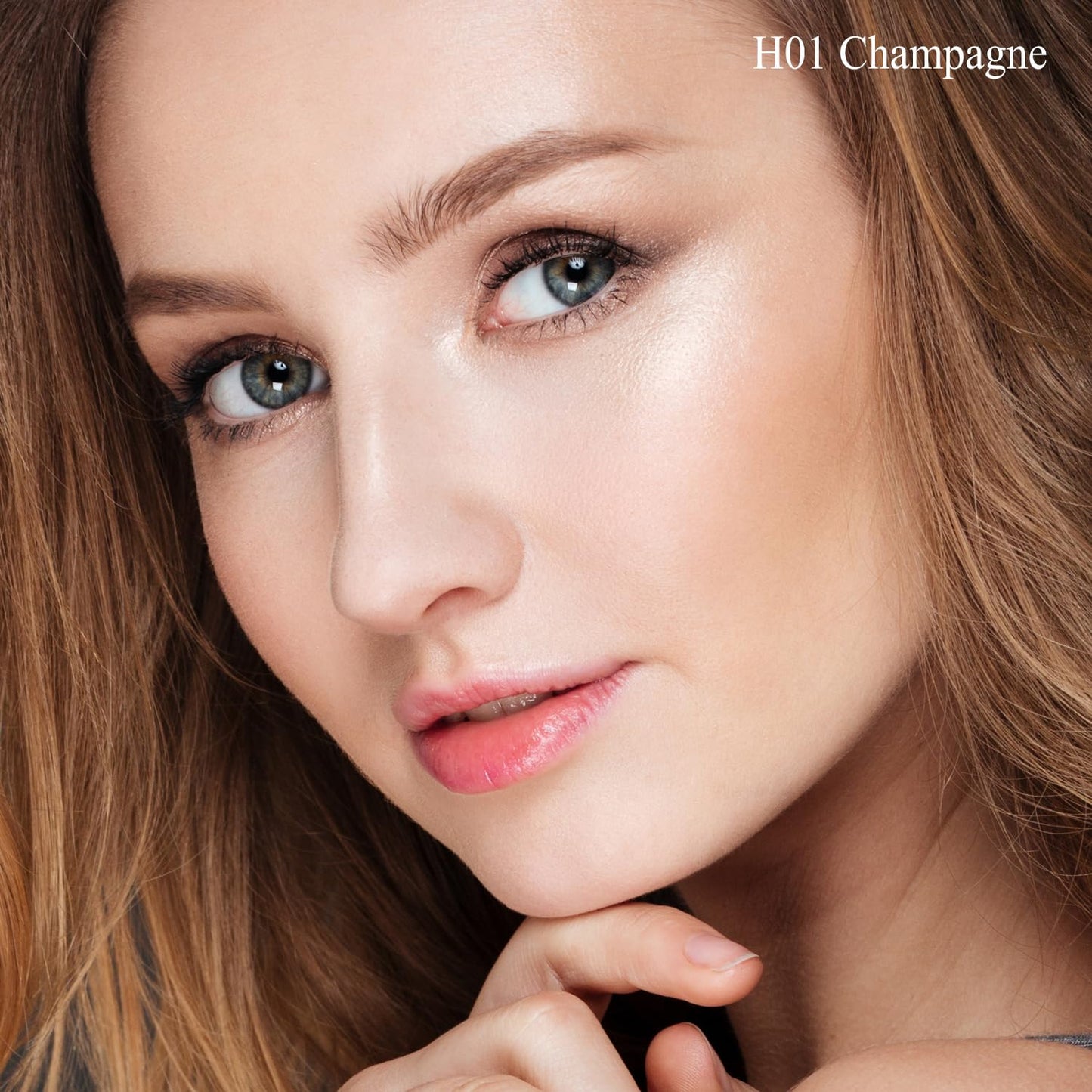 Dewy Highlighter Makeup, Highlighter Makeup Stick for Face and Body, Radiant & Shimmer Glow, Buildable Color for All Day | Vegan & Cruelty-Free | Champagne Beige Gold 15g/0.53fl.Oz