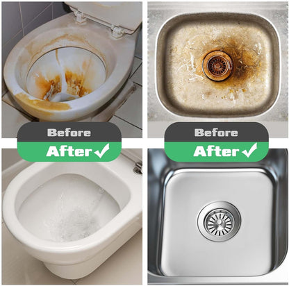 CONLI 60 Pack Pumice Stone with 3 Handle for Toilet Cleaning Bowl, Pumice Stone Toilet Bowl Cleaner Remove Toilet Bowl Hard Water Rings Suitable for Cleaning Toilet Bathroom Kitchen Sink