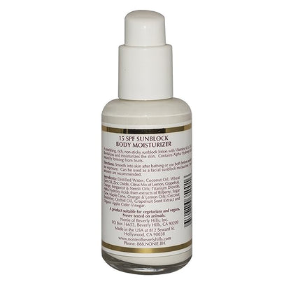 Nonie AHA All-Natural 15 SPF