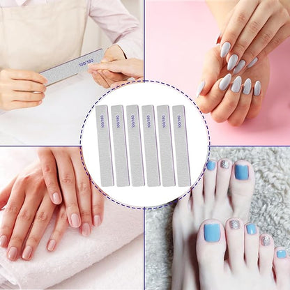 100/180 Grit Nail File (6