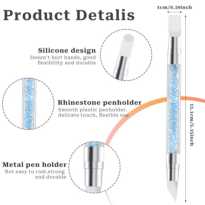 5 Pcs Nail Art Sculpture