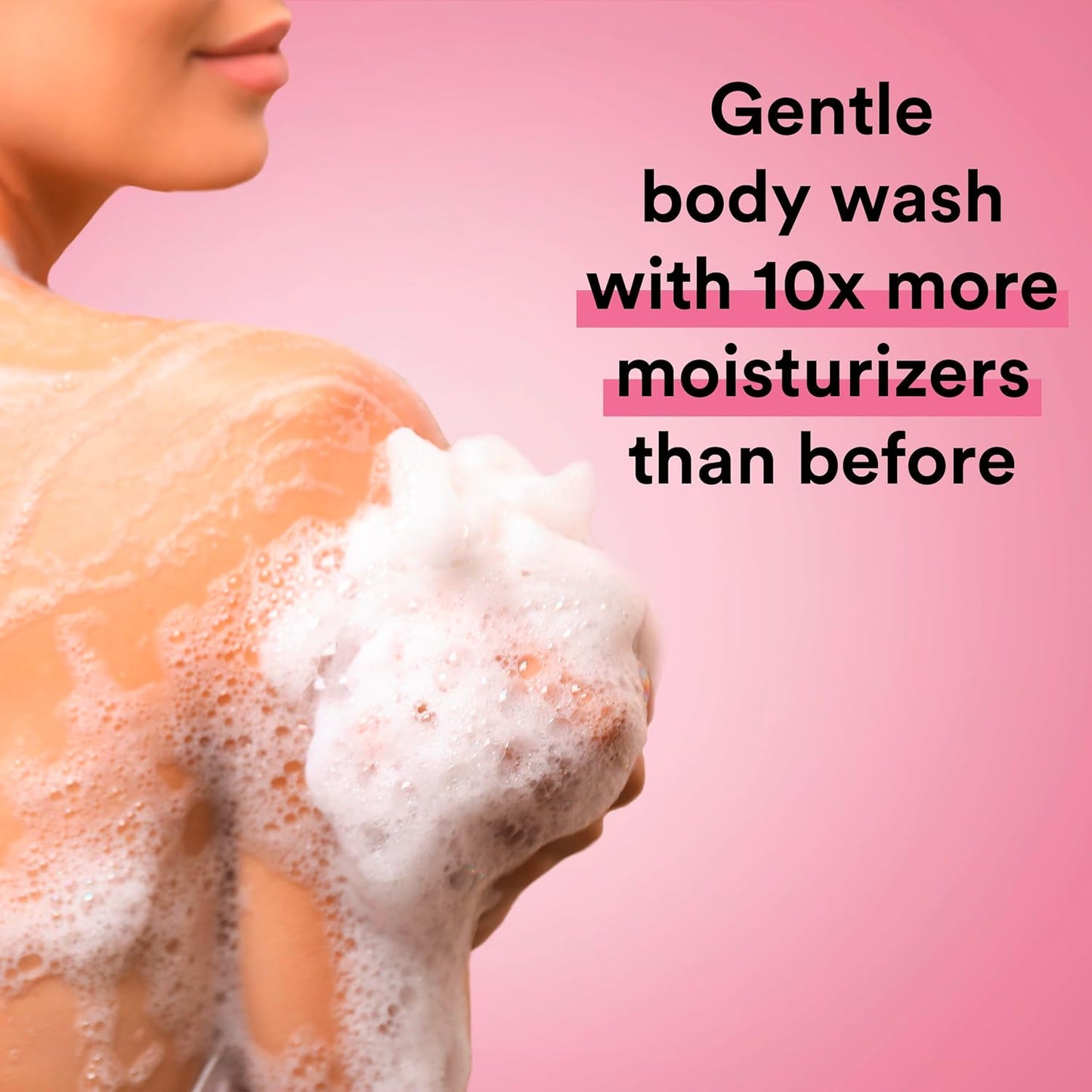 Suave Moisturizing Body Wash Women, Sweet Vanilla with Vitamin E and Aloe Extracts, No Parabens, No Phthalates, 18 Oz (Pack of 6)