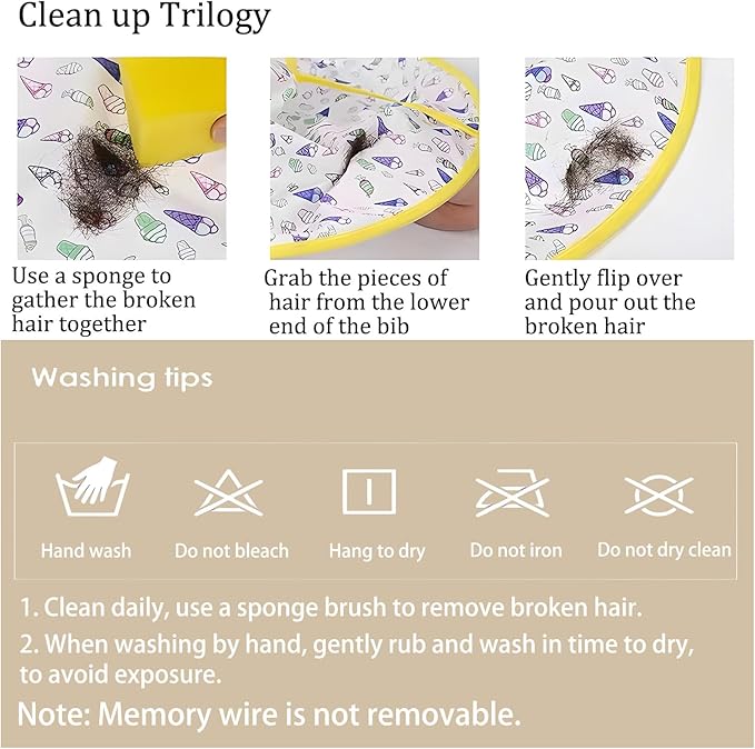 Kids Haircut Cape,Kids hair cutting