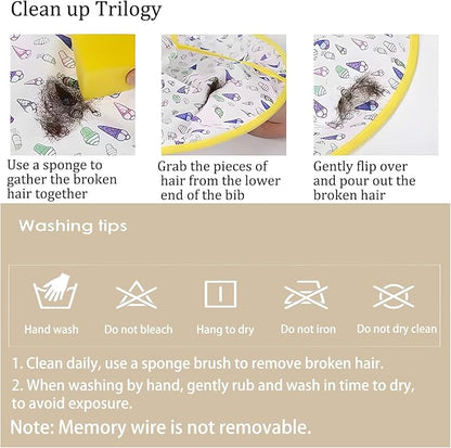 Kids Haircut Cape,Kids hair cutting