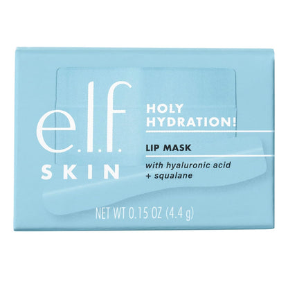 e.l.f. SKIN Holy Hydration! Lip Mask, Hydrating Lip Mask For A Softer & Smoother Pout, Infused With Hyaluronic Acid, Non-Sticky, Vegan & Cruelty-Free