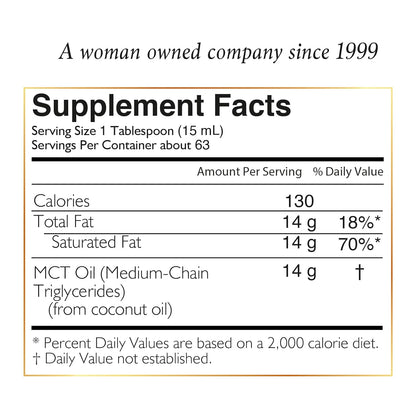 Cocó March N.M.D MCT Oil - Intermittent Fasting Support, Metabolism & Brain Power Boost, Natural Energy from Coconut, Free from Gluten, Dairy, Soy, Vegan & Keto-Friendly, 32 Fl Oz