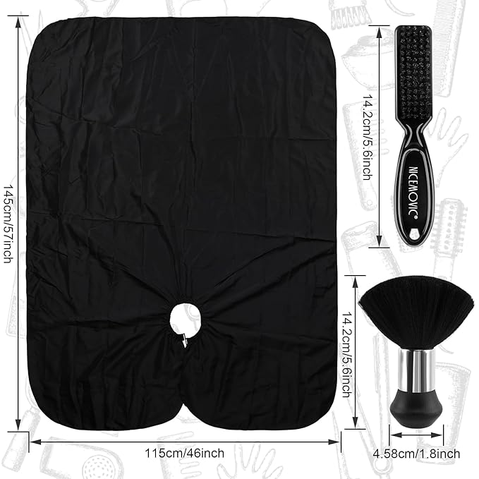 NICEMOVIC Hair Cutting Barber Cape