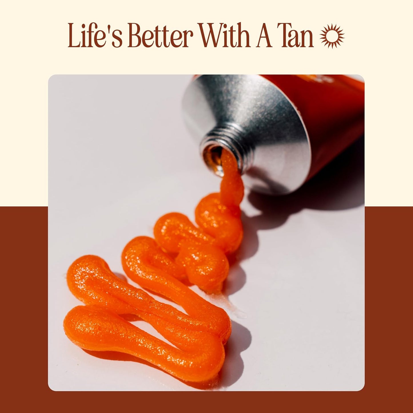 Tan De Soleil Orange Gel - SPF 6 Sun Tanning Lotion - Botanical Formula for Sun-Kissed Glow - 100ml