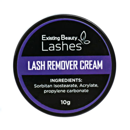 Eyelash Extension Remover Cream - Lash Remover for Lash Extensions Has Fast Acting and Gentle Formula for Easy Lash Removal - Works on UV Eyelash Extension Glue - by Existing Beauty Lashes - 10g