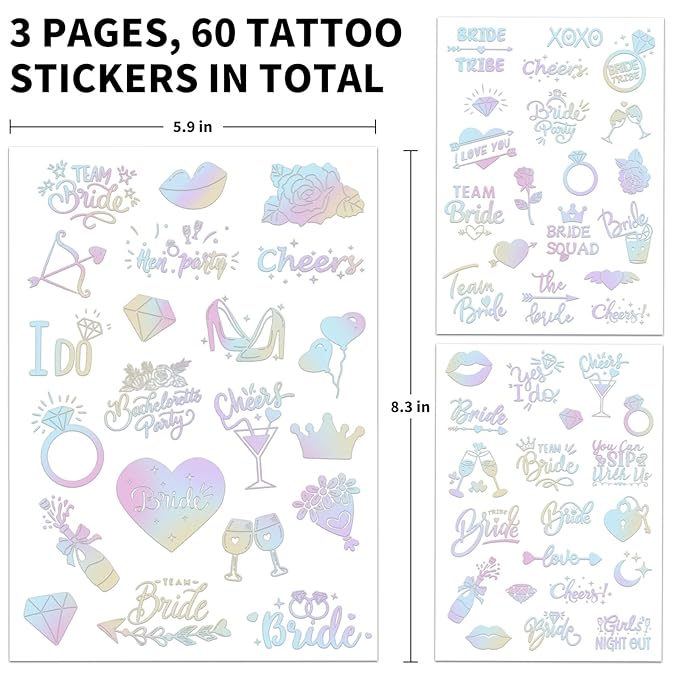 60 styles of bachelorette party