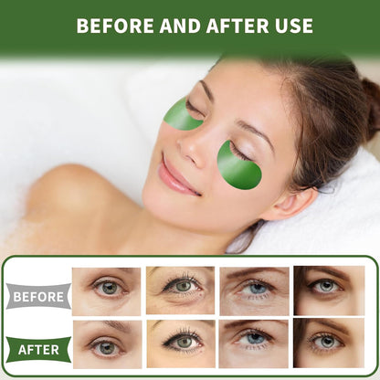 Under Eye Patches 70PCS, Green Tea Eye Patches for Puffy Eyes Treatment, Under Eye Masks for Dark Circles and Puffiness, Non-Irritating Eye Mask Skincare, Eye Gel Pads, Eyes Bags Treatment