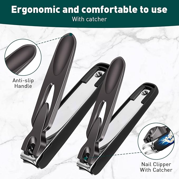 2 Pack Nail Clipper with