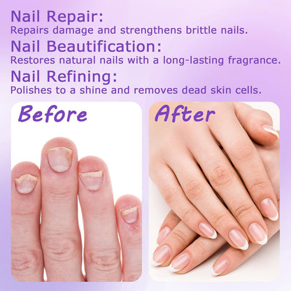 3 in 1 Cuticle Oil Pen, Nail Cuticle Remover Pen with Ceramic Tip Moisturize Strengthen Brighten Oil Applicators for Hangnails Dry Cracking Nails Repair