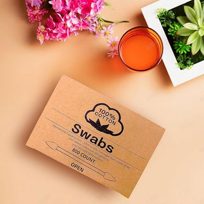 2400pcs precision tip cotton swabs/double