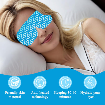 Steam Eye Mask for Travel Essentials,Sleep Mask Warm Compress for Eyes, Heated Eye Masks for Dark Circles and Puffiness & Soothe Tired Eyes,Self Care SPA Relaxation Gifts for Women 20 Packs Unscented