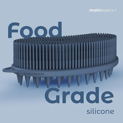 Mainbasics exfoliating silicone body scrubber