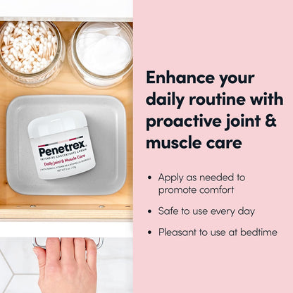 Penetrex Joint & Muscle Therapy - Soothing Comfort for Back, Neck, Hands, Feet - Premium Whole Body Rub with Arnica, Vitamin B6 MSM & Boswellia - 2oz 3-Pack