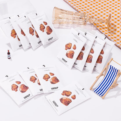 MYARO 12 Packs Amber Scented Sachets for Drawer and Closet, Long-Lasting Closet Sachet Bags Drawer deodorizers Fresh Scents, Home Fragrance for Lover