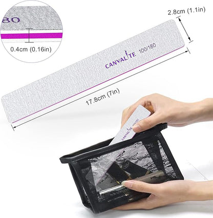 Canvalite 12pcs 100/180 Grit Coarse