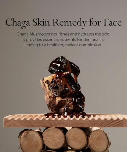SERUMKIND Chaga Mushroom Serum for Korean Face Skincare - Beta Glucan Extract - Nourishing & Hydrating - Provides Deep Hydration for Extremely Dry Skin - Vegan & Cruelty-Free – 1.01 fl.oz.