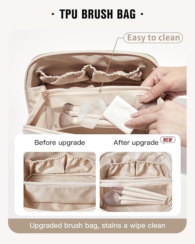 Eachy travel makeup bag,large capacity