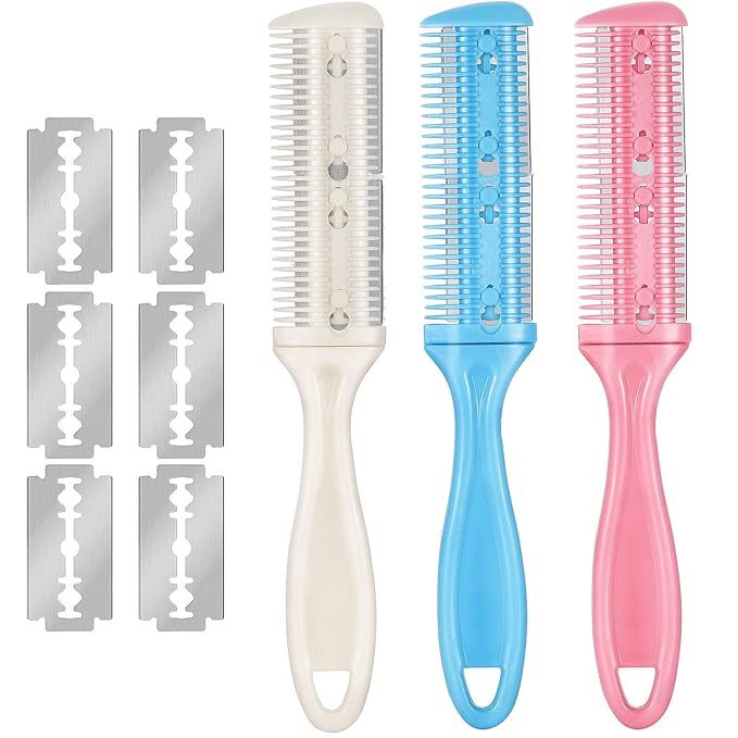 Hair Cutting Kit: Razor Comb,