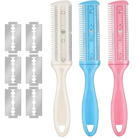 Hair Cutting Kit: Razor Comb,
