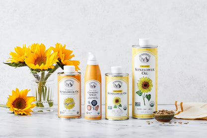 La Tourangelle, Organic Regenerative Sunflower Oil, High Heat Cooking and Skin Care Oil, Sustainable, Non-GMO, 16.9 fl oz