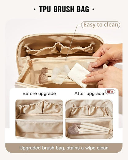 Eachy travel makeup bag,large capacity