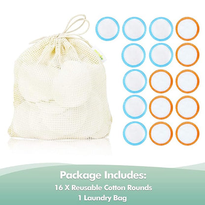 Wegreeco cotton rounds reusable -