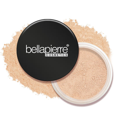 Bellapierre Mineral Foundation SPF 15 – Loose Powder Foundation, Full Coverage Mineral Makeup with Matte Finish – Vegan, Cruelty Free, Hypoallergenic, Oil & Talc Free – 0.32 oz - Porcelain