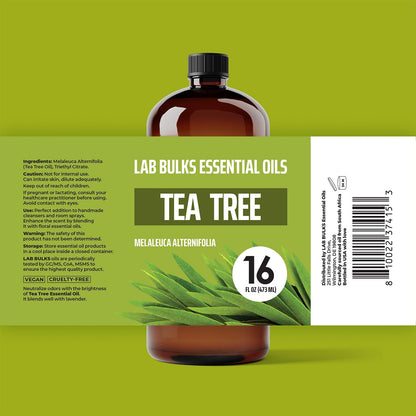 Tea Tree Essential Oil 16 Ounce (2 Pack) – Aromatherapy Tea Tree Oil Bulk for Diffuser, Soap Making, Home, Candles
