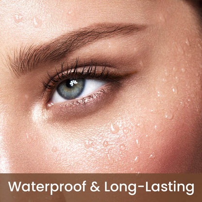 Kaely 1.5mm Skinny Gel Eyeliner Pencil,Brown Cat Eye Liner Makeup Pen,Cream Smooth Eyeliner Crayon,delineador de ojos contra el agua,Waterproof Long Lasting 16 Hour Wear,Vegan & Cruelty Free,02