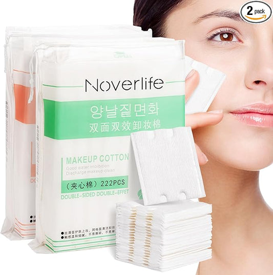 Noverlife 444pcs makeup cotton pads,