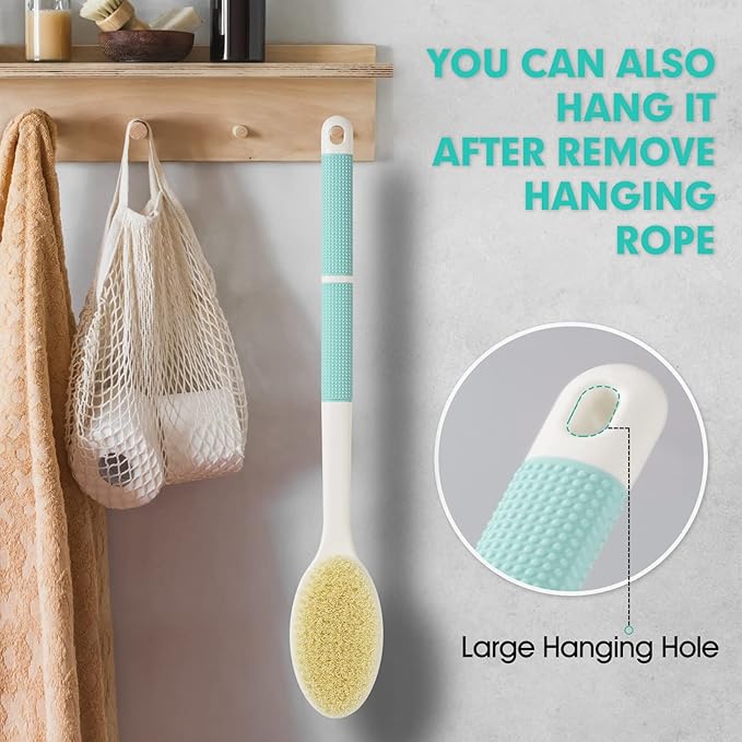 Back scrubber anti slip for