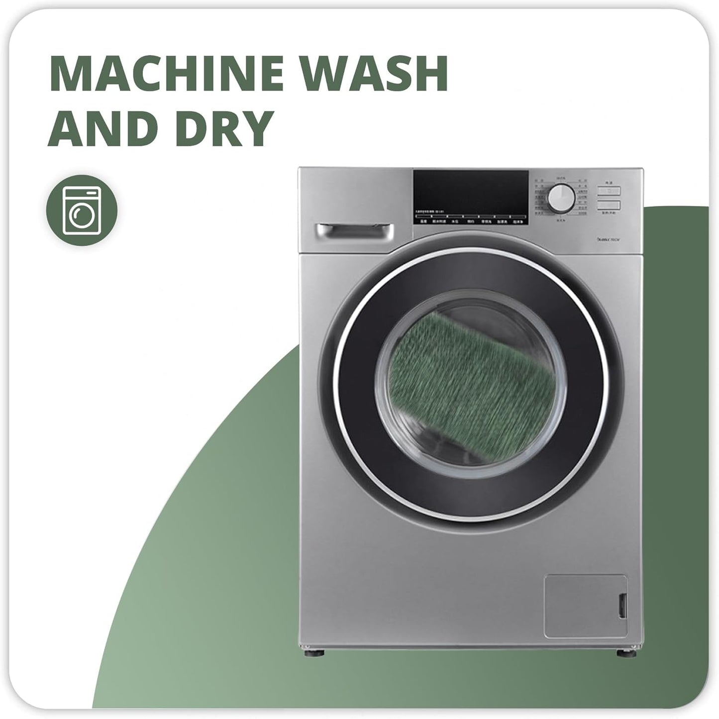 Bath Mat,Ultra Thin Bathroom Rugs,Rubber Bath Mats for Bathroom,No Slip Bath Rugs,Quick Dry,Machine Washable,Low Pile,Absorbent,Shower Outside,Sink,Home Decor Accessories.Green,2'x3'(24x36inch)